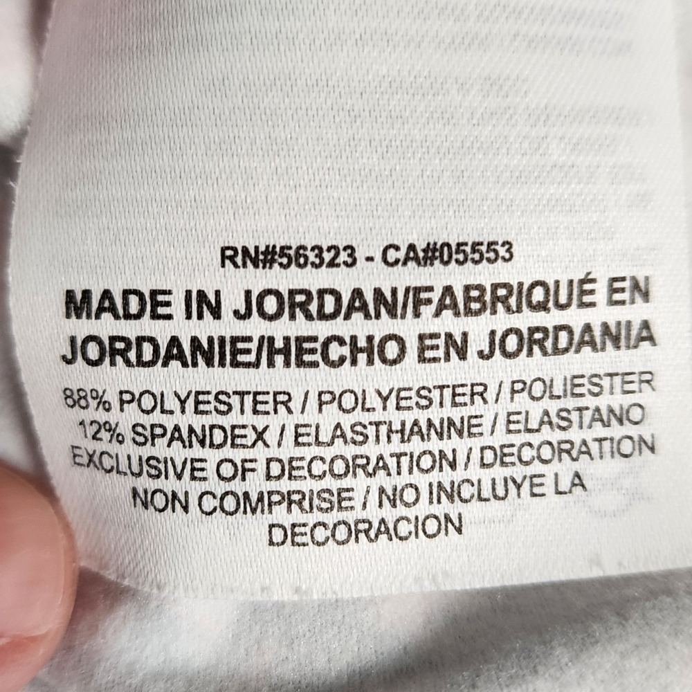 Nike Pro Dri-FIT Womens Medium 1/4 Zip Pullover Geometric Pixel Coral Grey Black - Picture 7 of 8